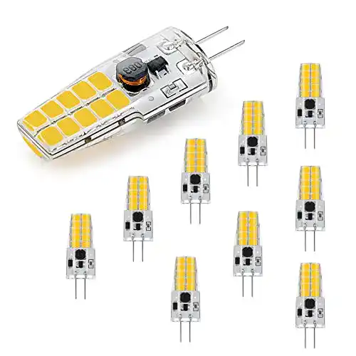 G4 LED Dimmbar Lampen 12-24V AC/DC von I-Shunfa, 250LM, 10er Pack