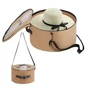 Hutschachtel Litlandstar Hut-Organizer für Damen und Herren, rund