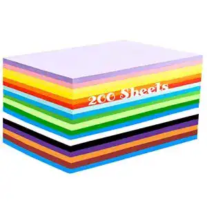 Buntes Papier Tyorew 200 Blatt A4 in 20 Farben