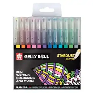 Gelstifte Sakura Gelly Roll Stardust Glitzer im 12er-Set