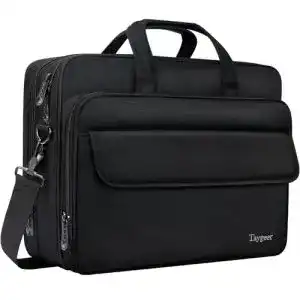 Laptoptasche 17 Zoll Taygeer – Erweiterbare Aktentasche für Herren