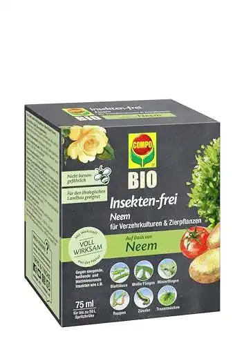Buchsbaumzünsler Spritzmittel Compo Bio Insekten-frei Neem 75 ml