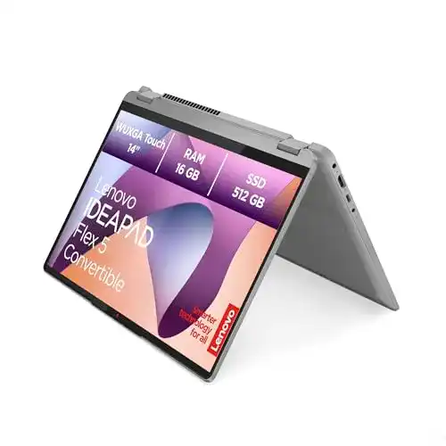 Lenovo IdeaPad Flex 5 Convertible Laptop 14 Zoll mit AMD Ryzen 7