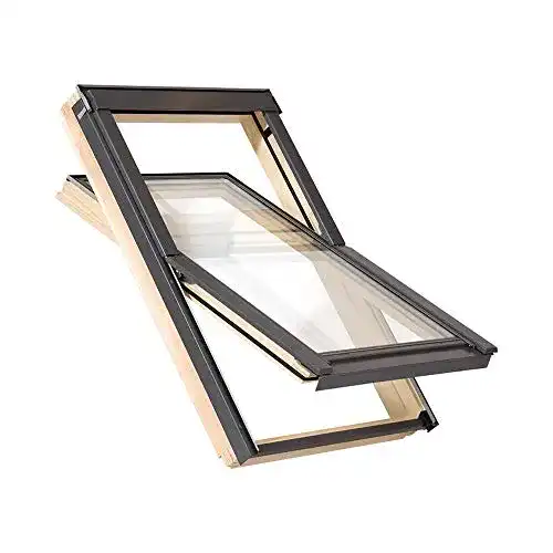 Dachfenster 55 x 72 cm von Solstro Premium Holzschwingfenster