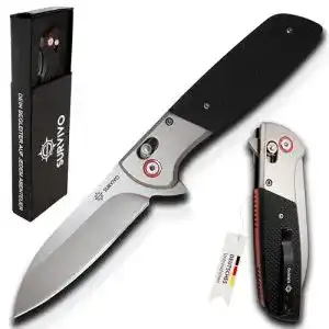 Titan Survivo SK1 Klappmesser aus D2-Stahl mit Titan-Beschichtung