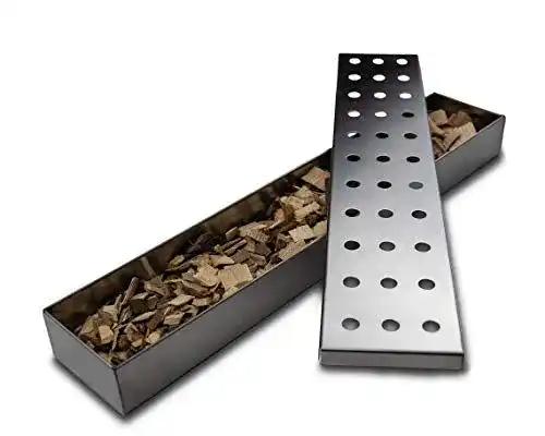 Räucherbox aus Edelstahl für Grill und BBQ
