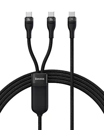 Baseus USB C auf USB C Kabel 100W 1,5M 5A für schnelles Laden