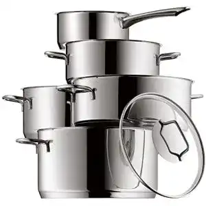 WMF Astoria Topfset Induktion 5-teilig Kochtöpfe mit Glasdeckel