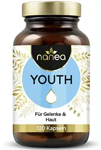 Kollagen-Kapseln Nanea Youth mit Hyaluronsäure und Coenzym Q10