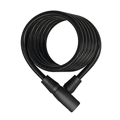 Abus Spiralkabelschloss Star 4508K/150 – Sicherheitslevel 2 für Fahrräder