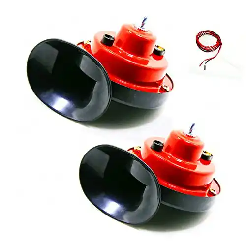 Yiyida Elektrische Autohupe 2 Stück 12V Car Horn Lautstärke 130 dB