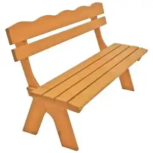 Gartenbank aus Holz DEGAMO Freital 3-Sitzer 150 cm