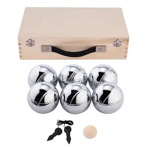 Boule Engelhart 010205 Triplett Kugeln Set im Holzkoffer