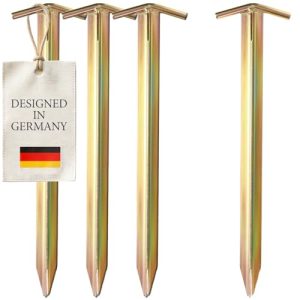 Zeltnägel Com-Four 4X Zelt-Heringe aus Stahl für Camping und Outdoor