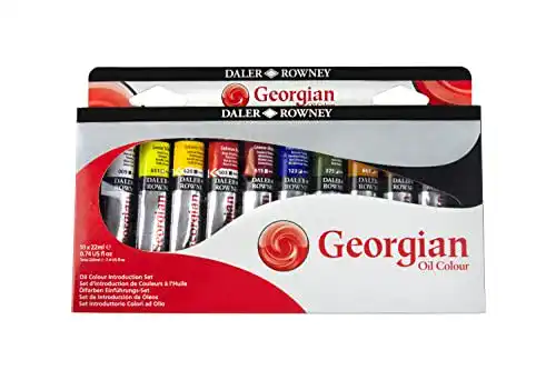Ölfarben Daler Rowney Georgian Oil Einsteigerset 10 x 22 ml