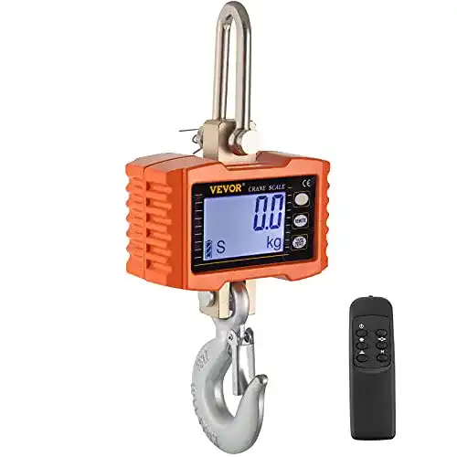 Hängewaage Mophorn Digital 1000 kg für Jagd und Fischerei