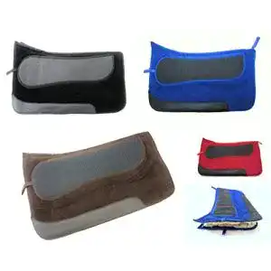 Westernpad PS Pferdeartikel Sandwichpad mit 2 Kammern in braun