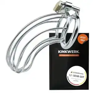 Peniskäfig Kinkwerk aus Edelstahl – Keuschheitskäfig für Männer