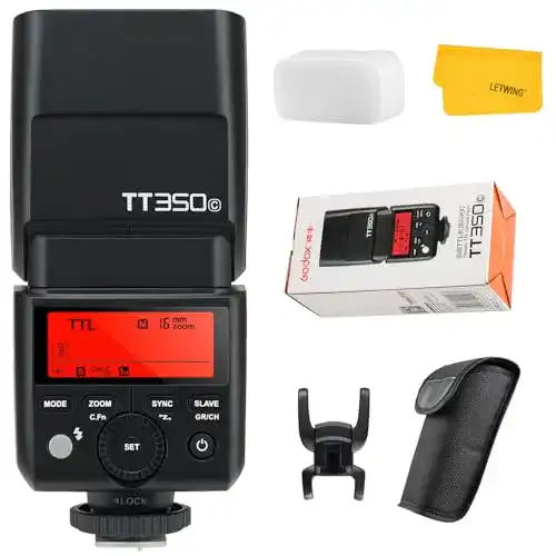 Godox TT350C Mini-Kamerablitz für Canon Digitalkameras