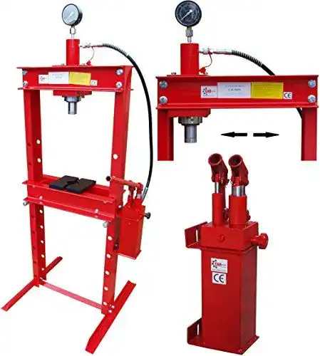 Werkstattpresse Carmax 20T Hydraulikpresse mit 2-Pumpen