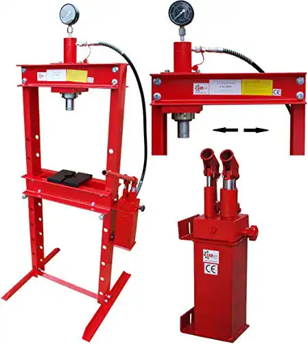Werkstattpresse Carmax 20T Hydraulikpresse mit 2-Pumpen