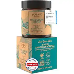 Antifaltencreme Soena Bio Hyaluron Creme mit Q10
