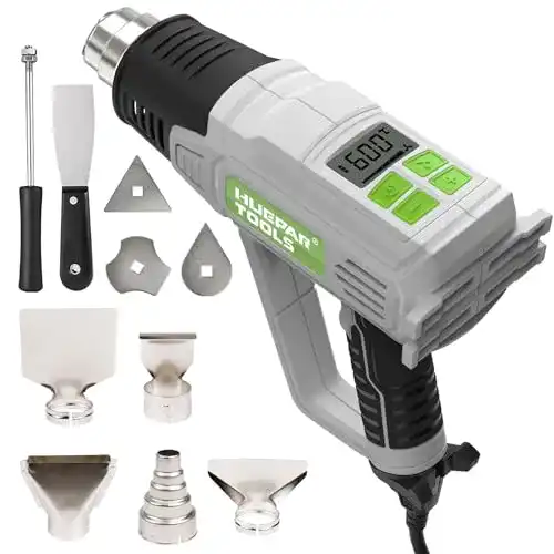 Heißluftpistole Huepar HG01 mit LCD-Display und Temperaturregelung
