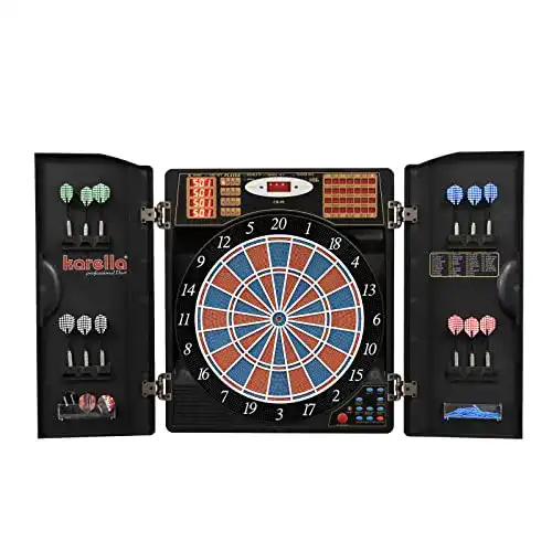 Karella Dartautomat CB-90 Elektronische Dartscheibe für jedes Niveau