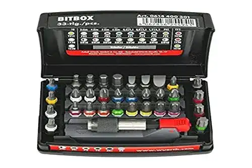 Würth Bitset 33-teiliges Sortiment mit magnetischem Bithalter