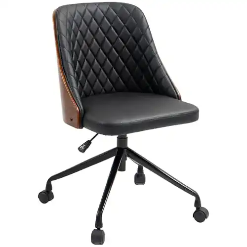 Vinsetto Bürostuhl – Ergonomischer Schreibtischstuhl mit Drehfunktion
