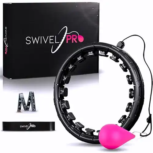 Smart Hula Hoop Swivel Pro mit Gewichtsball für effektives Training