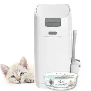 Katzenstreu Entsorgungseimer Littycat mit Magnetverschluss