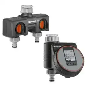 Gardena Bewässerungscomputer Watering Control Flex mit Twin Tap