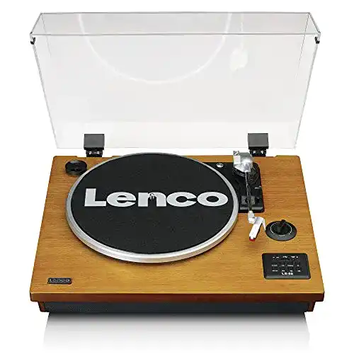 Lenco LS-55 Plattenspieler mit Lautsprechern und Bluetooth-Funktion