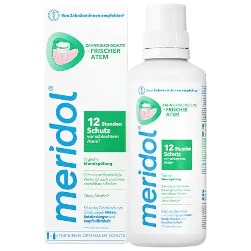 Mundspülung Meridol für Zahnfleischschutz und frischen Atem 400 ml