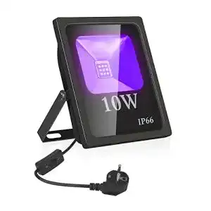 Schwarzlicht-Strahler Eleganted 10W LED UV in Violett
