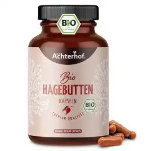 Hagebuttenextrakt Kapseln hochdosiert BIO – 180 Stück