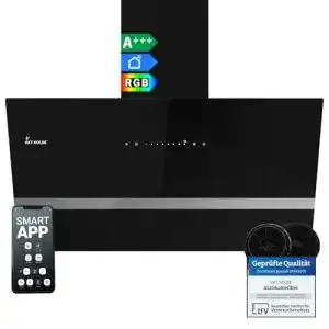 KKT Kolbe Dunstabzugshaube 90 cm mit RGB-LED und WLAN-Funktion