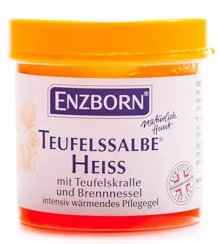 Enzborn Teufels Heiße Salbe – Intensiv wärmende Teufelskralle-Salbe