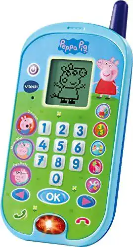 Vtech Peppas Lerntelefon für Kinder Smartphone mit Lernfunktionen