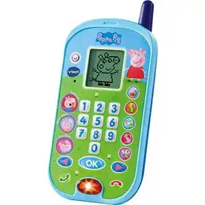 Vtech Peppas Lerntelefon für Kinder Smartphone mit Lernfunktionen