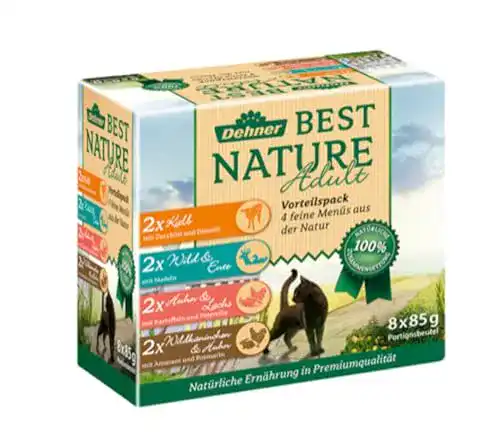 Dehner Best Nature Katzenfutter Multipack für ausgewachsene Katzen