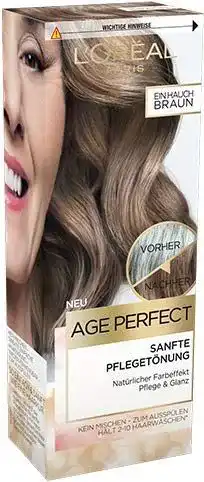 Haartönung L’Oréal Age Perfect Sanfte Pflegetönung Braun 80 ml