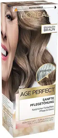 Haartönung L’Oréal Age Perfect Sanfte Pflegetönung Braun 80 ml