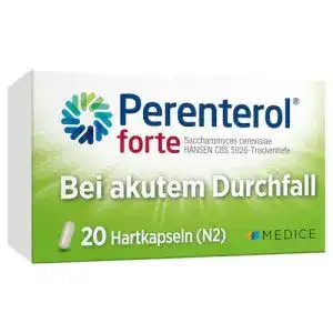 Durchfallmedizin Perenterol forte 250 mg 20 Kapseln