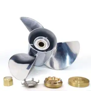 Edelstahl-Propeller Captain Propeller 13 1/4 x 17 für Außenborder