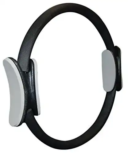 Pilates-Ring sveltus Unisex in Schwarz/Grau mit 38 cm Durchmesser
