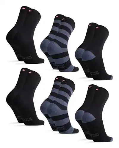 Danish Endurance 6 Paar Classic Socken für Damen und Herren