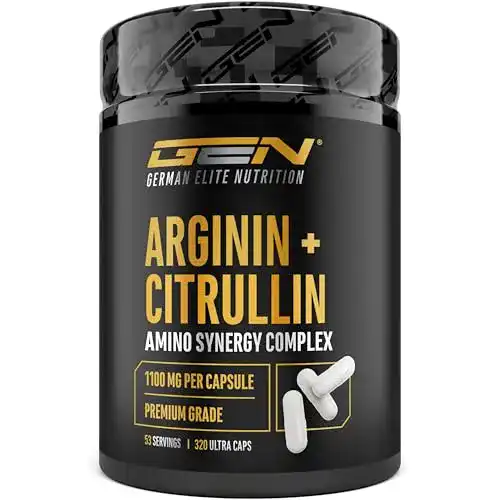 L-Citrullin und L-Arginin Kapseln von German Elite Nutrition