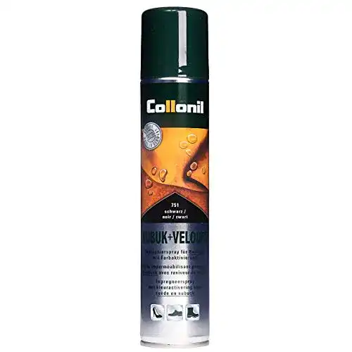 Collonil Nubuk und Velours Spray schwarz 200 ml Imprägnierspray für Wildleder
